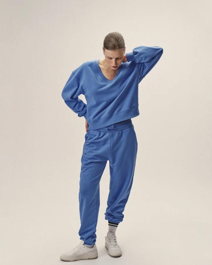 WOTE Damen vegan Sweatpants Blau