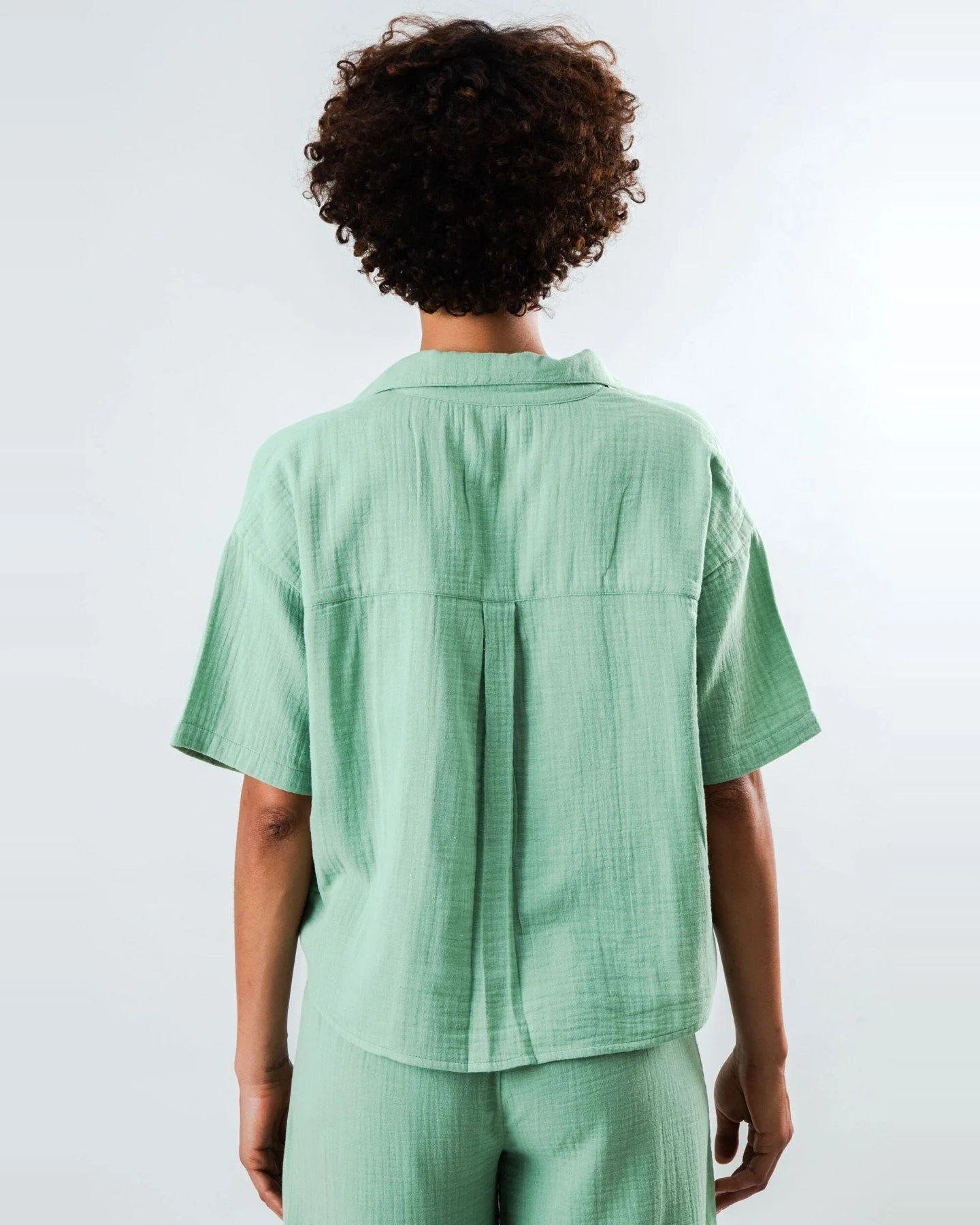 Bluse Bubble Oversize Cropped – Ansicht 3