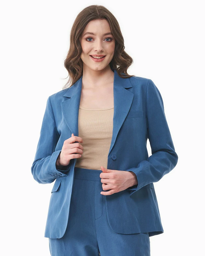 ORGANICATION Damen vegan Blazer Hellmarine