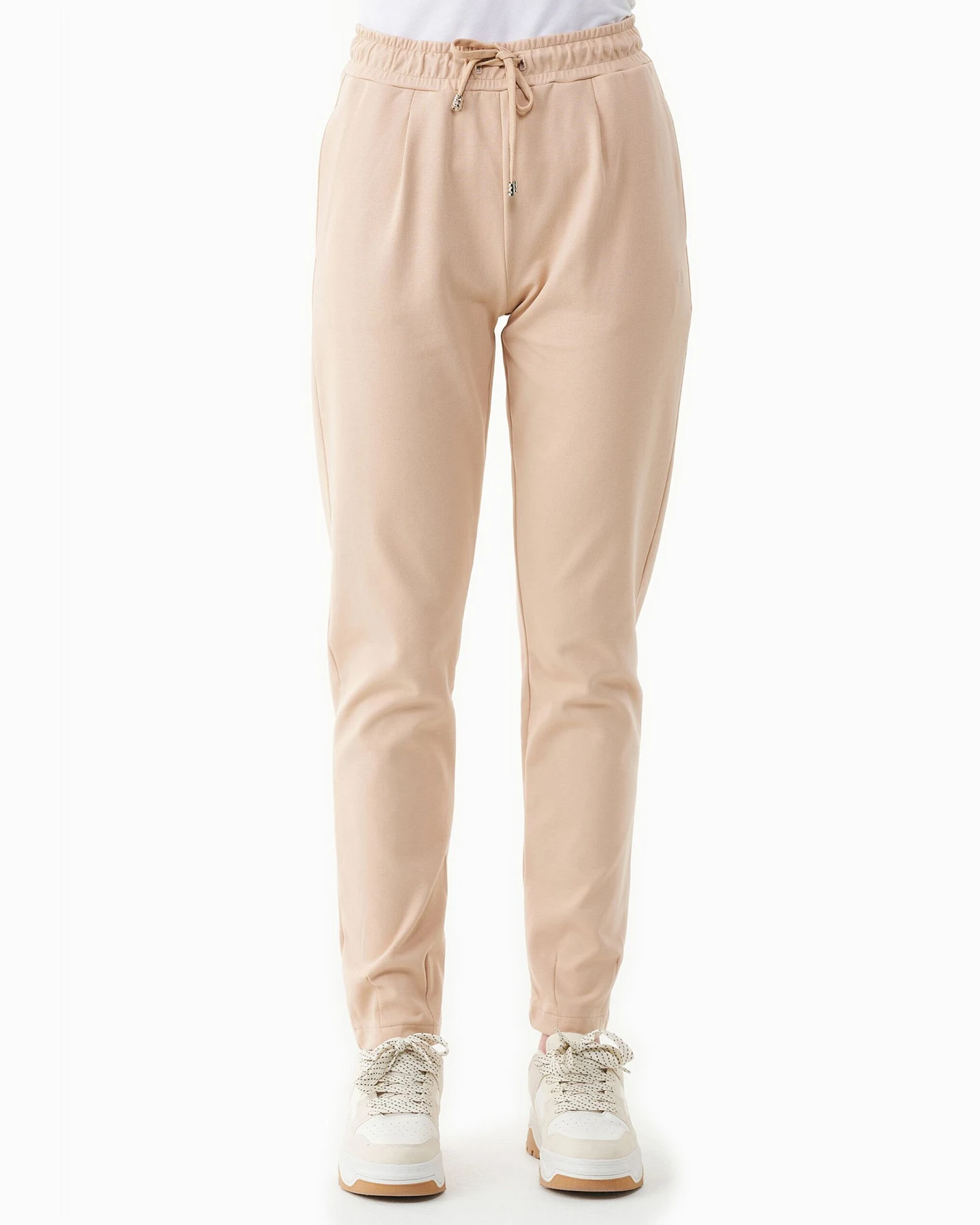 ORGANICATION Damen vegan Sweatpants Leichtes, Weiches Beige – Ansicht 2