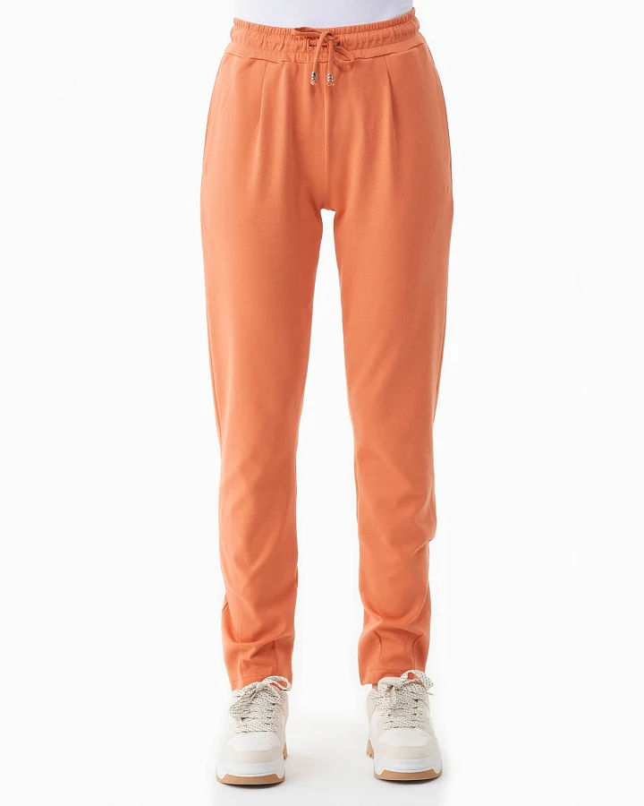 ORGANICATION Damen vegan Sweatpants Lightweight Staubig Orange