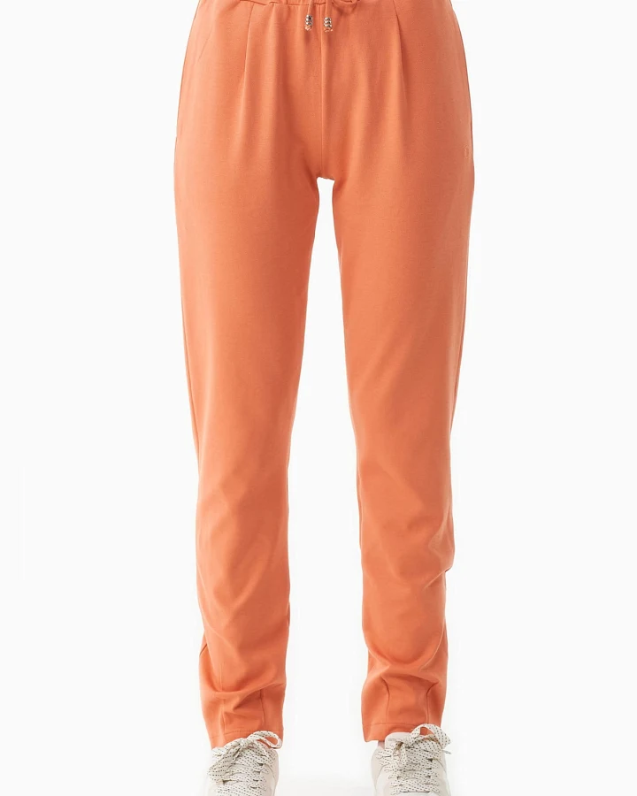ORGANICATION Damen vegan Sweatpants Lightweight Staubig Orange