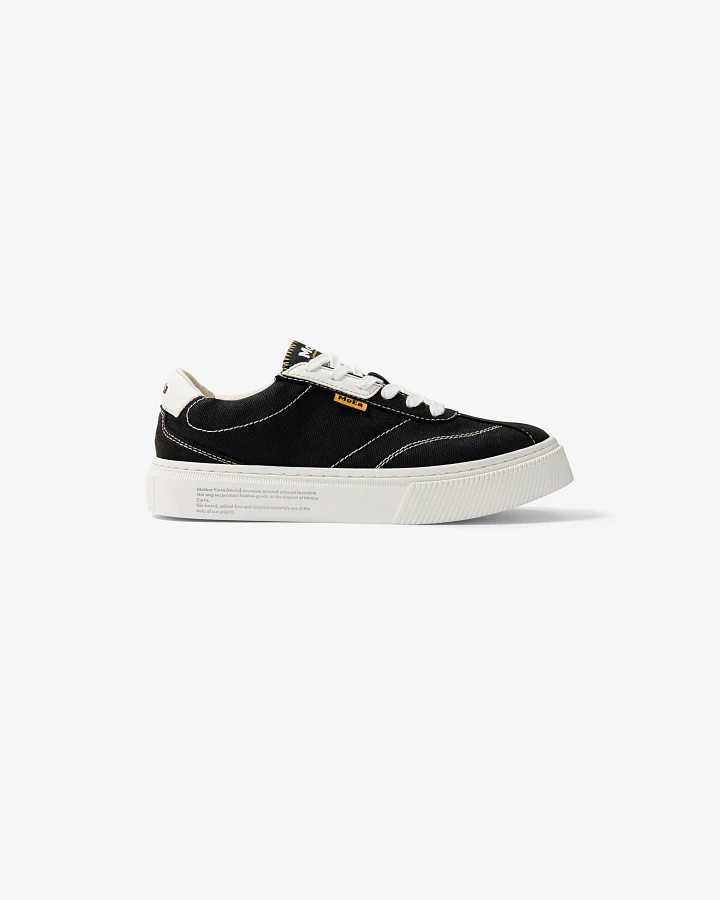 MoEa Herren vegan Sneaker Gen4 Banane Schwarz & Weiß