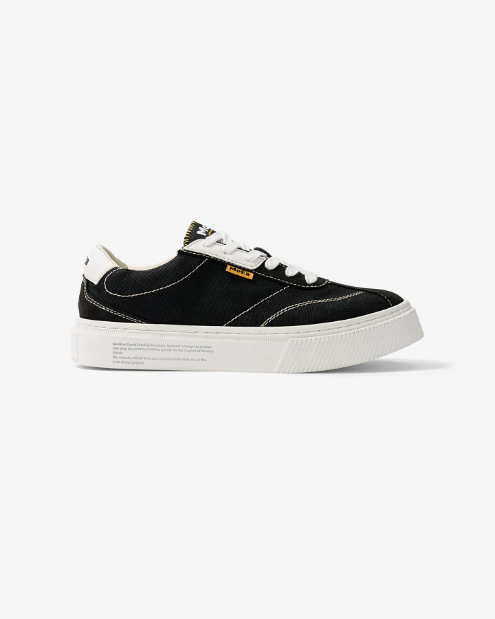 MoEa Herren vegan Sneaker Gen4 Banane Schwarz & Weiß