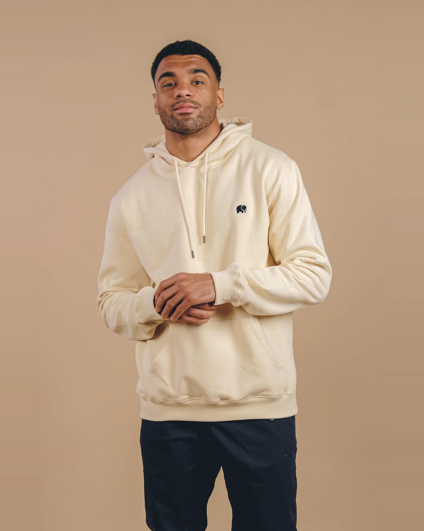Trendsplant Herren vegan Kapuzenpulli Explanada Elfenbein – Ansicht 2