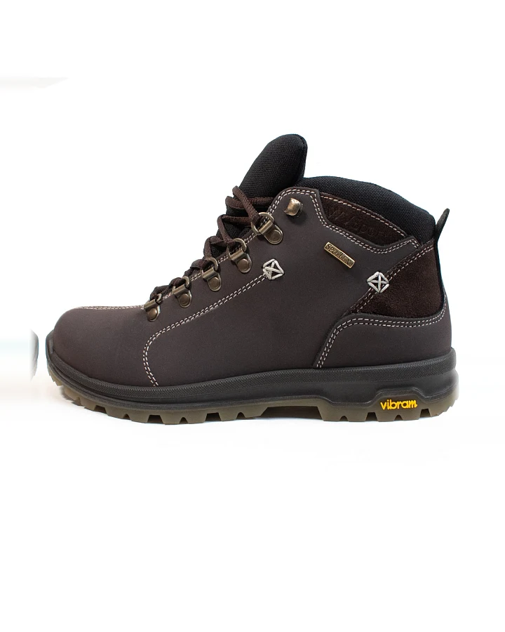Will's Vegan Store Damen vegan Damen Trek Stiefel Wvsport Corvara Dunkelbraun