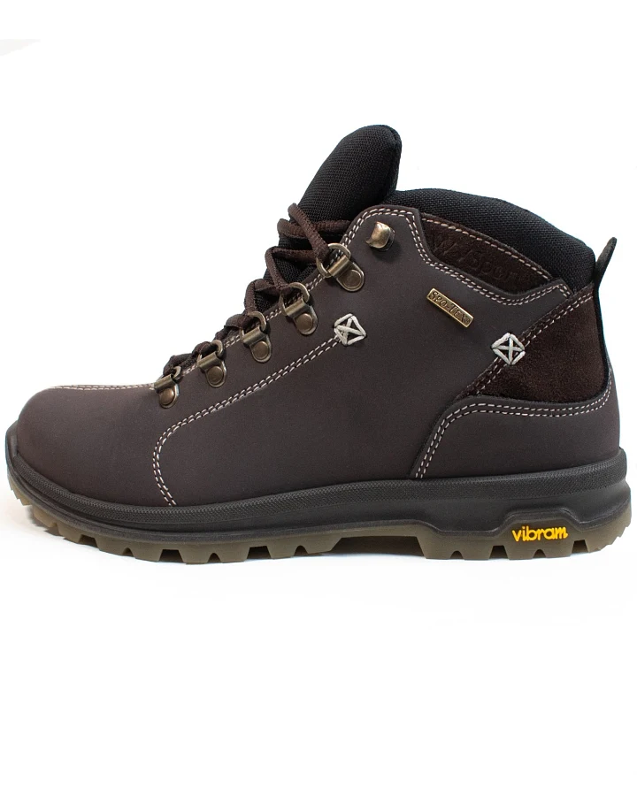 Will's Vegan Store Damen vegan Damen Trek Stiefel Wvsport Corvara Dunkelbraun