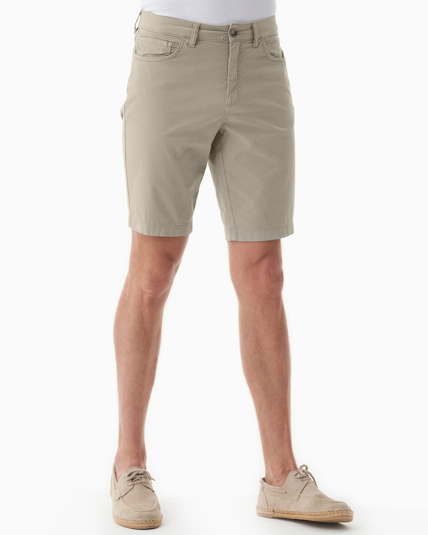 ORGANICATION Herren vegan Shorts Regular-Fit Federbeige – Ansicht 2