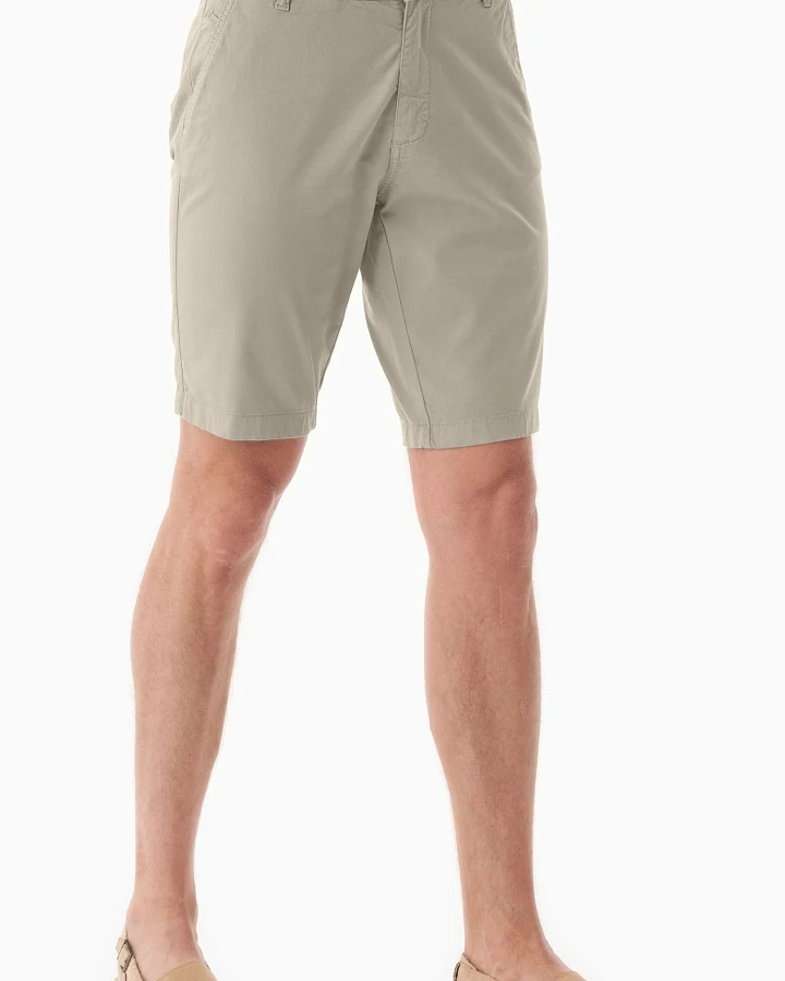ORGANICATION Herren vegan Slim-Fit Shorts Federbeige
