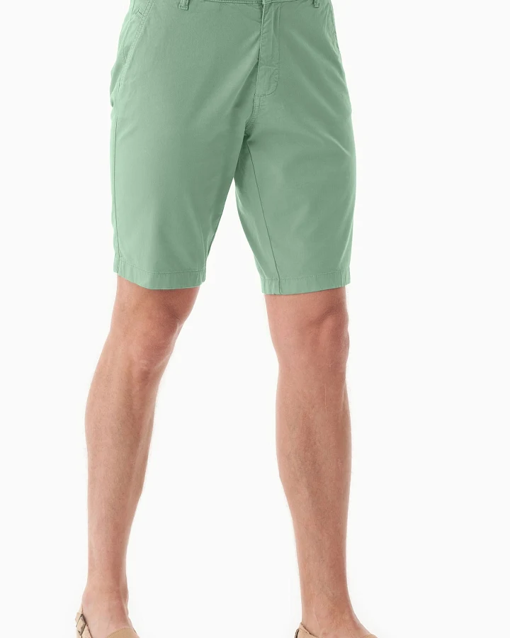 ORGANICATION Herren vegan Slim-Fit Shorts Matcha Grün