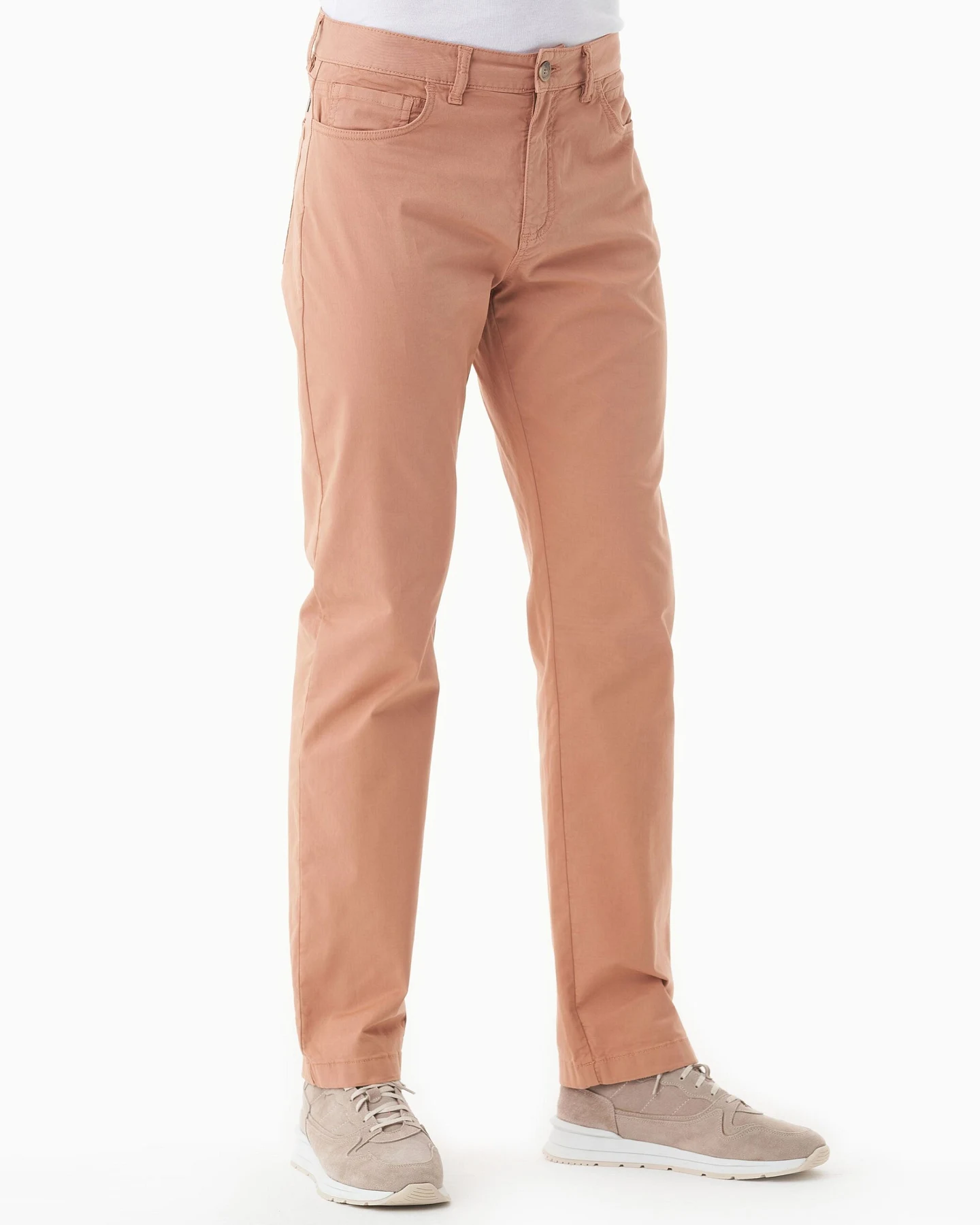 ORGANICATION Herren vegan Hose Regular-Fit Hellbraun – Ansicht 2