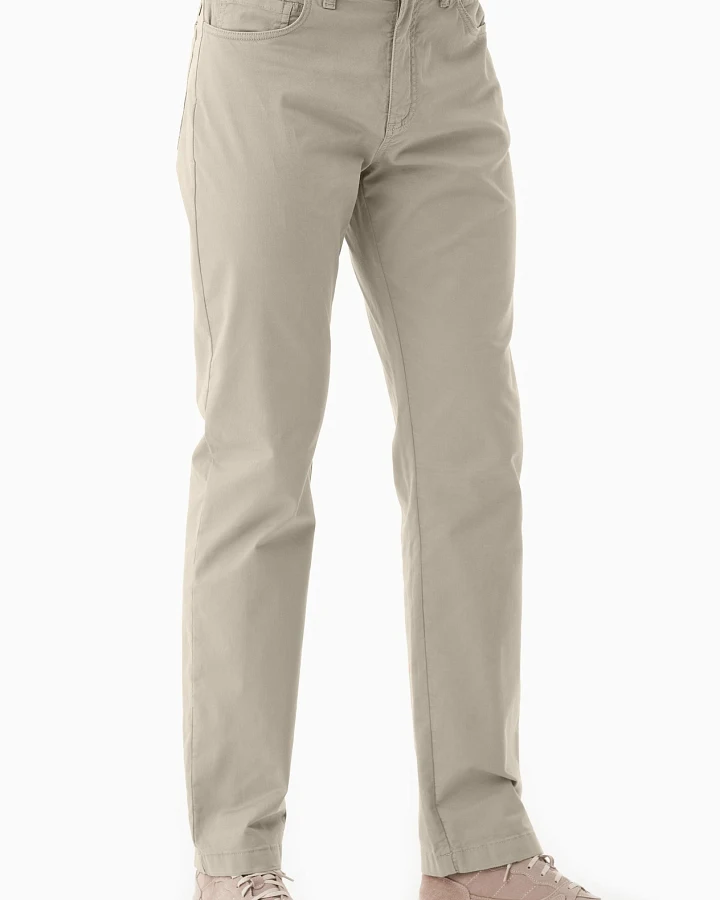 ORGANICATION Herren vegan Hose Regular-Fit Federbeige