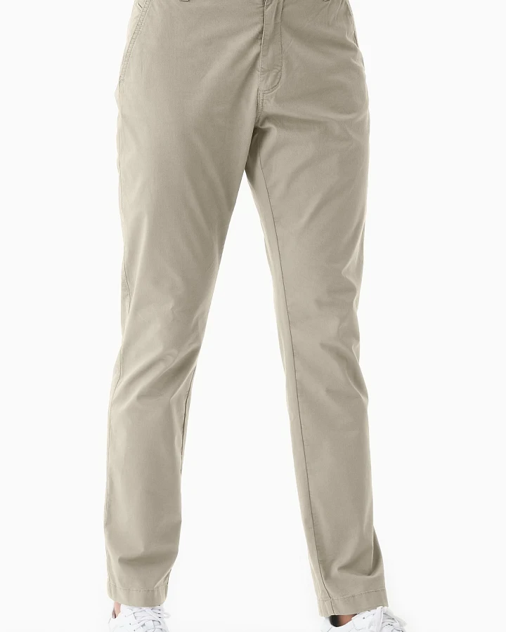 ORGANICATION Herren vegan Slim-Fit Hose Federbeige