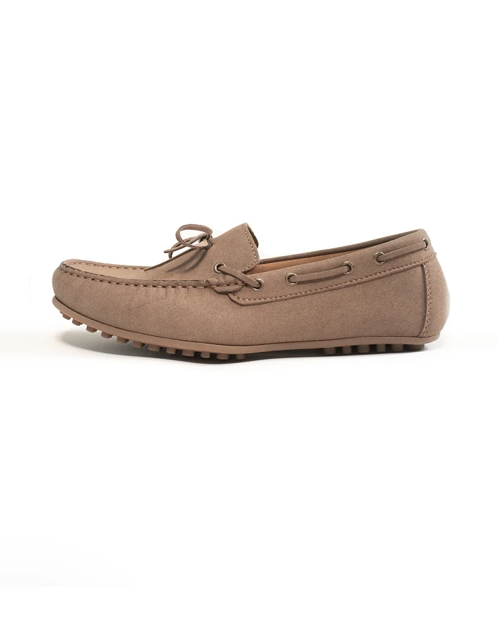 Will's Vegan Store Damen vegan Loafers Damen Veganes Wildleder Mocha Braun