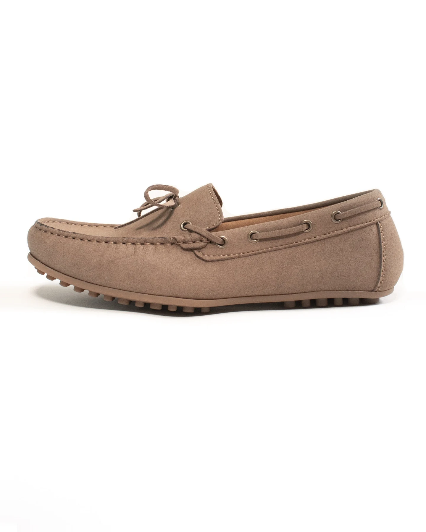 Will's Vegan Store Damen vegan Loafers Damen Veganes Wildleder Mocha Braun – Ansicht 2