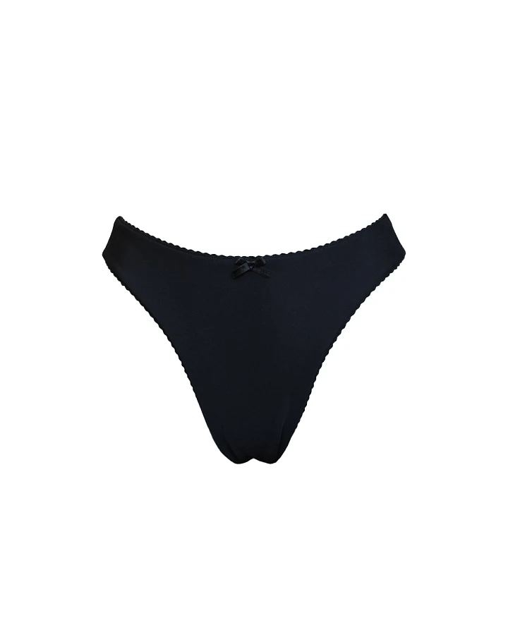 Anekdot Damen vegan Bikiniunterteil Darling Schwarz