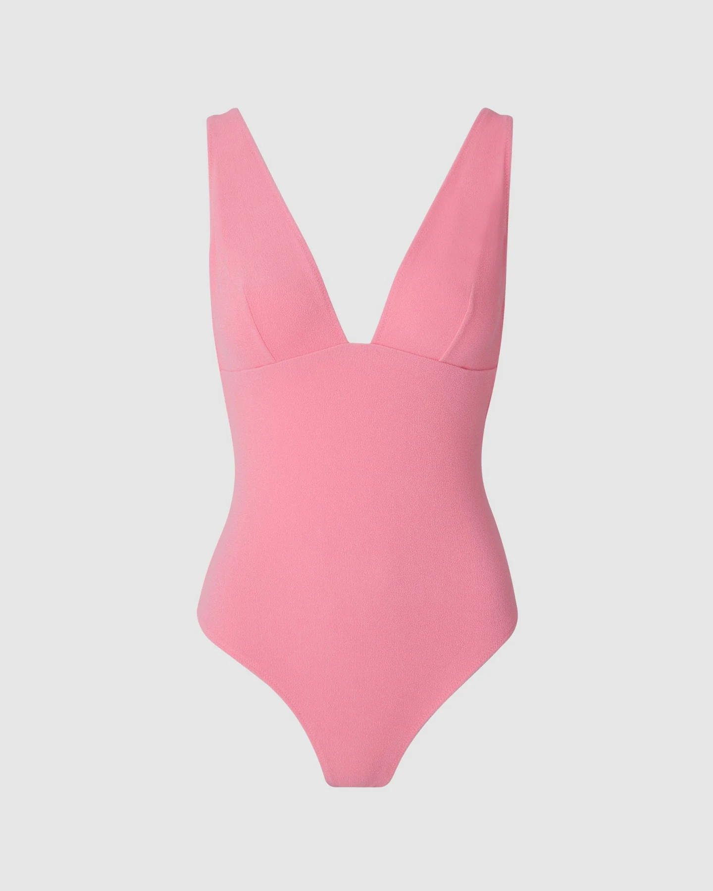 Understatement Damen vegan Badeanzug Plunge Candy Pink – Ansicht 2