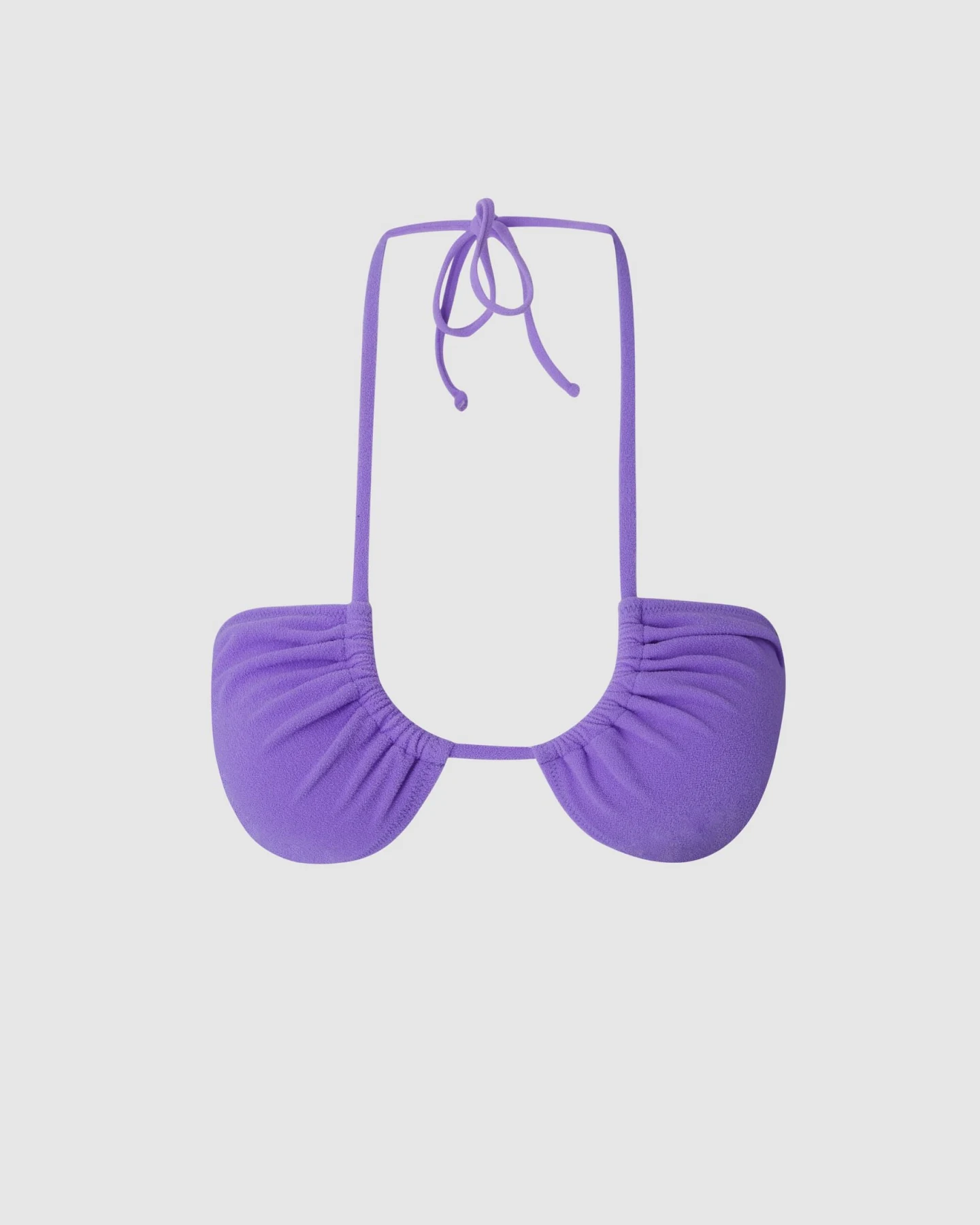 Understatement Damen vegan Bikinioberteil Strappy Bandeau Electric Lilac – Ansicht 2