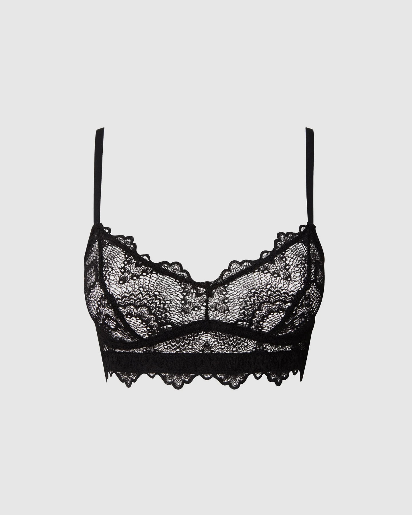 Understatement Damen vegan Balconette Schwarz – Ansicht 2