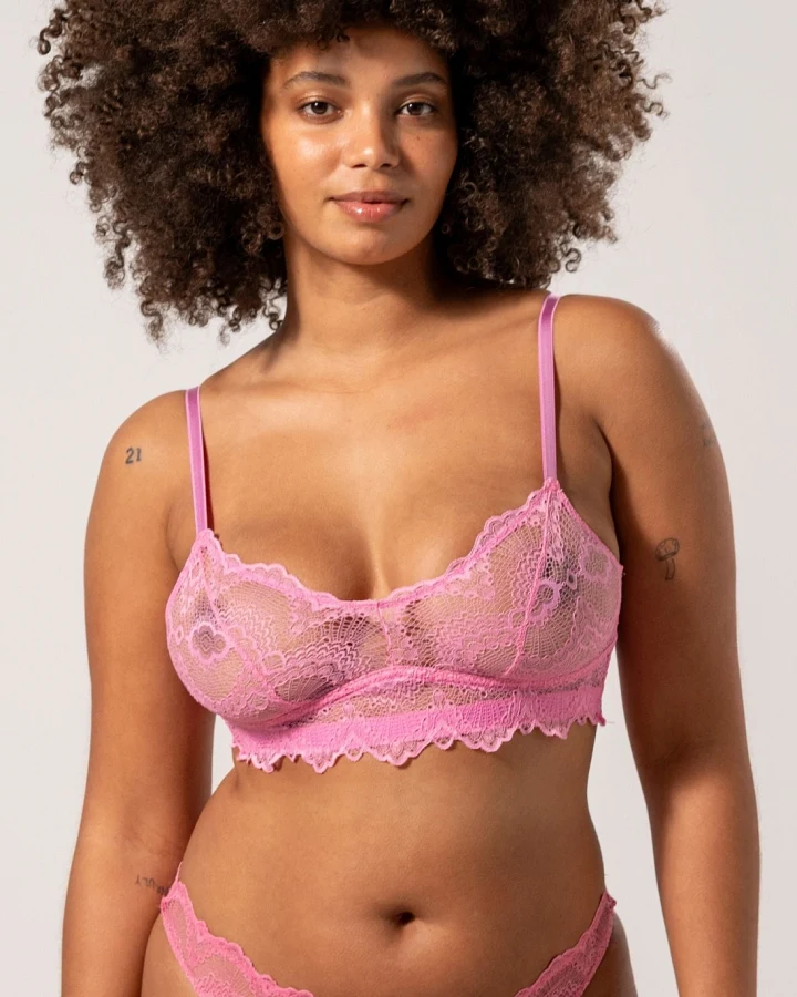 Understatement Damen vegan Balconette Candy Pink