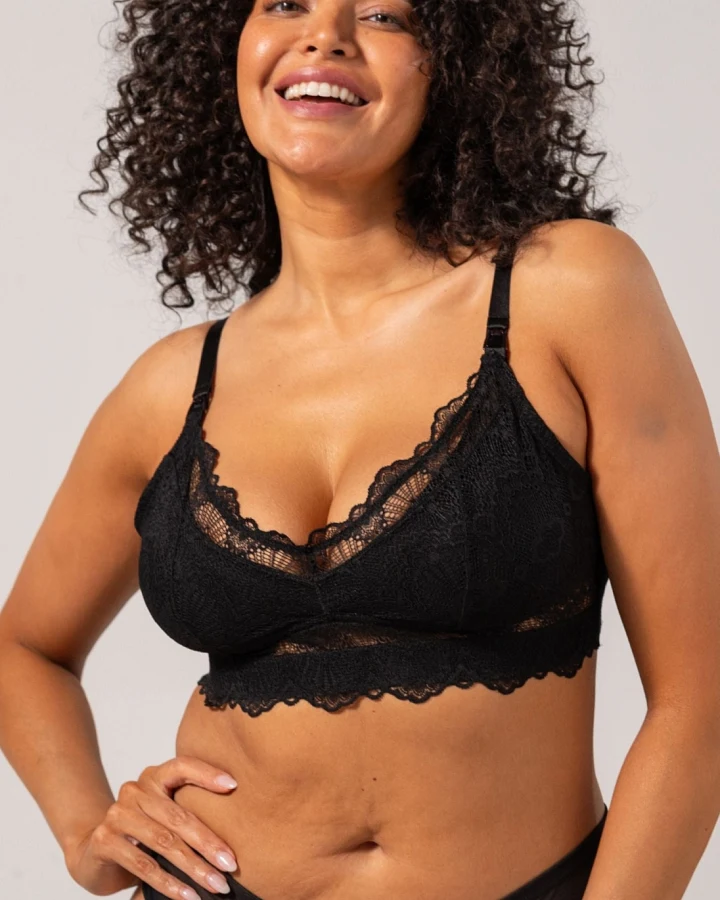 Understatement Damen vegan Still-Bralette Schwarz
