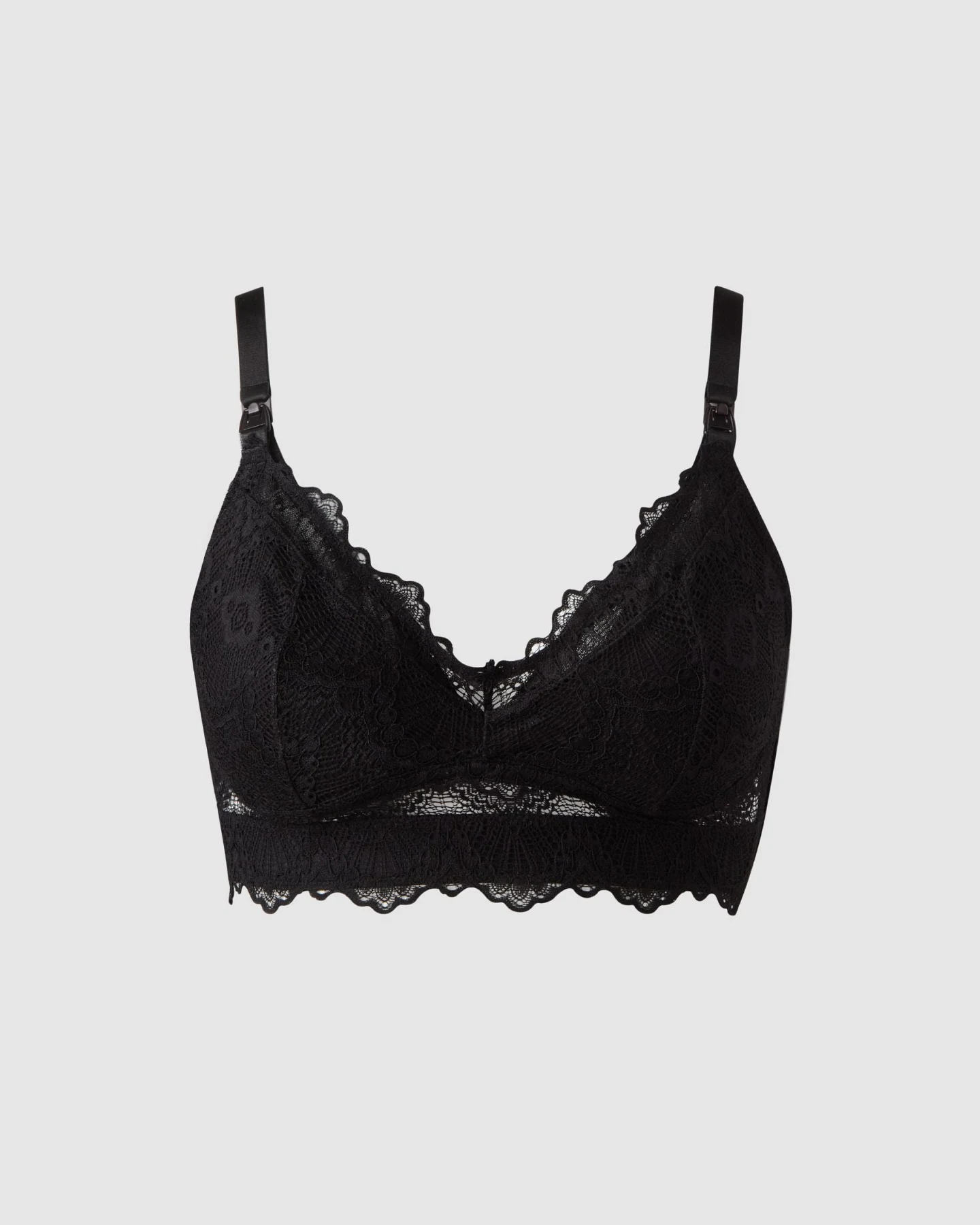 Understatement Damen vegan Still-Bralette Schwarz – Ansicht 2