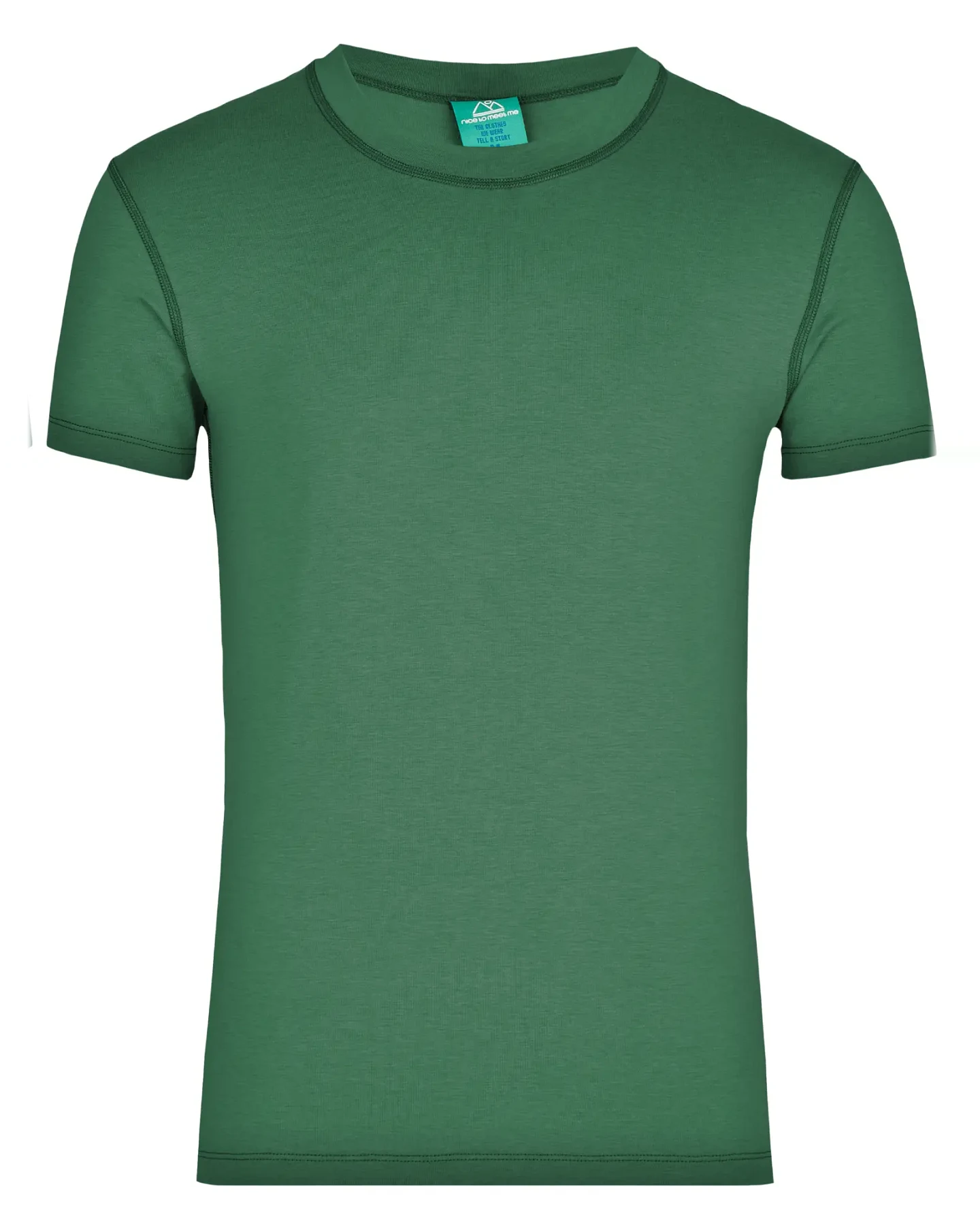 nice to meet me Herren vegan T-Shirt Core Avocado Grün – Ansicht 2