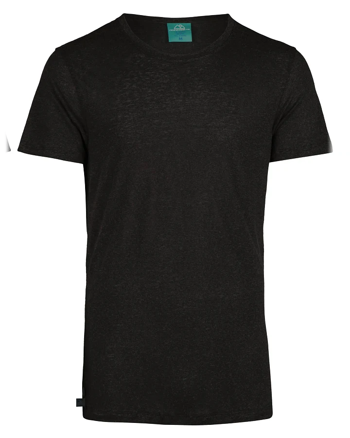 nice to meet me Herren vegan T-Shirt Erde Schwarz Melange
