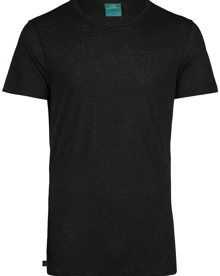 nice to meet me Herren vegan T-Shirt Erde Schwarz Melange