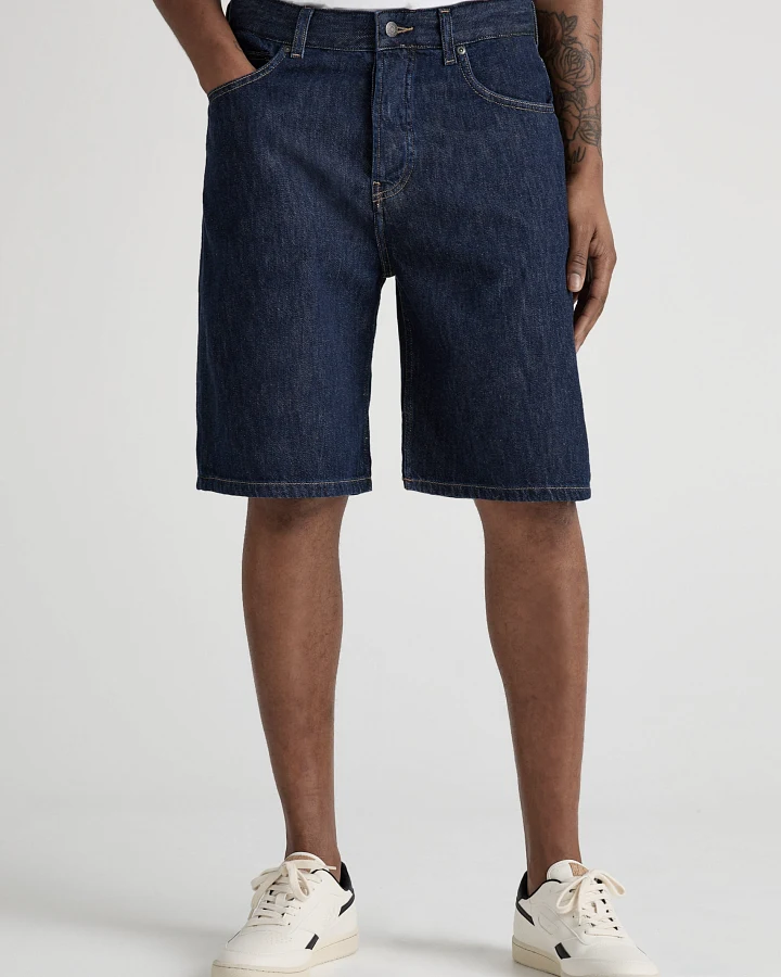 MUD Jeans Herren vegan Denim Short James Stone Indigo