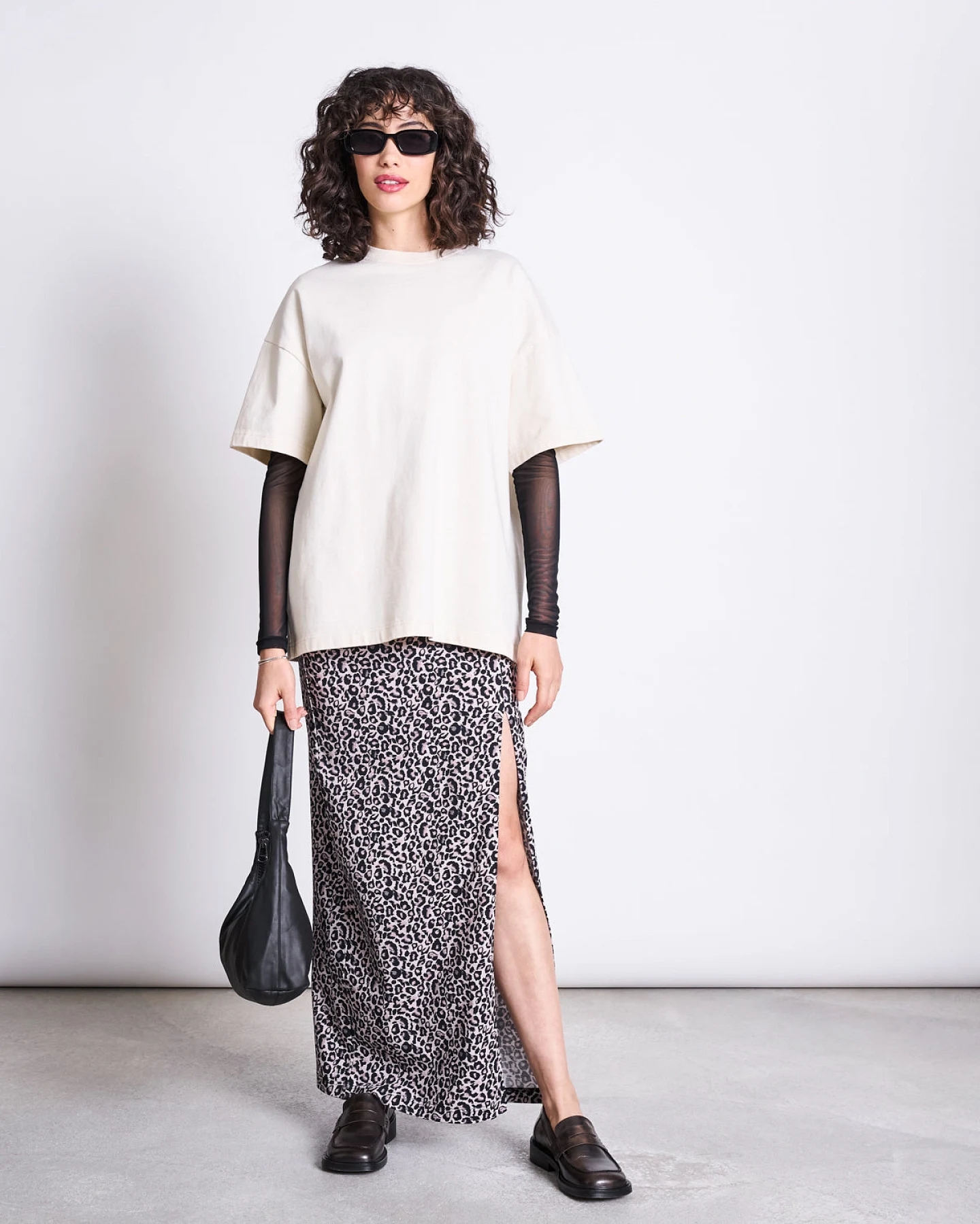 JAN 'N JUNE Damen vegan Maxirock Lusta Leo Druck – Ansicht 2
