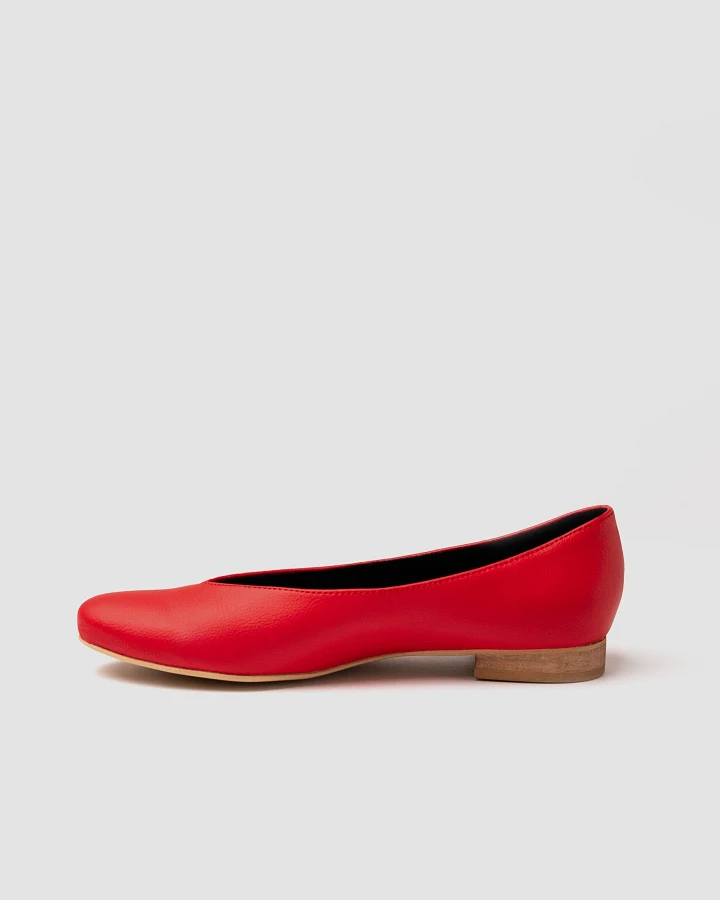 BOHEMA Damen vegan Ballerinas Rot