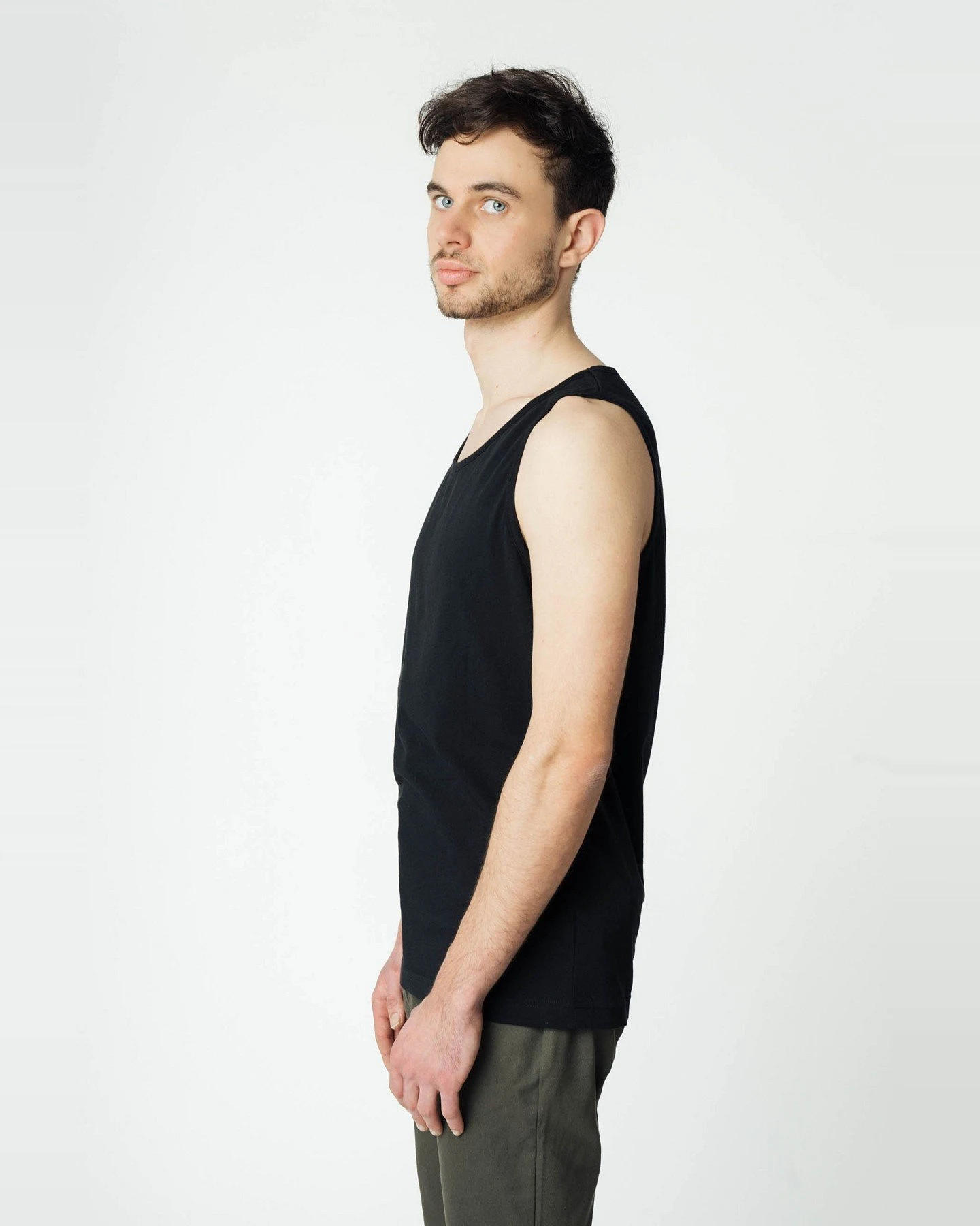 Tank Top Chetan Schwarz – Ansicht 2