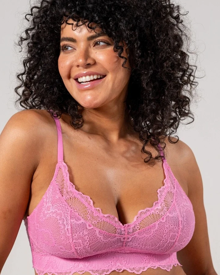 Understatement Damen vegan Bralette Candy Pink