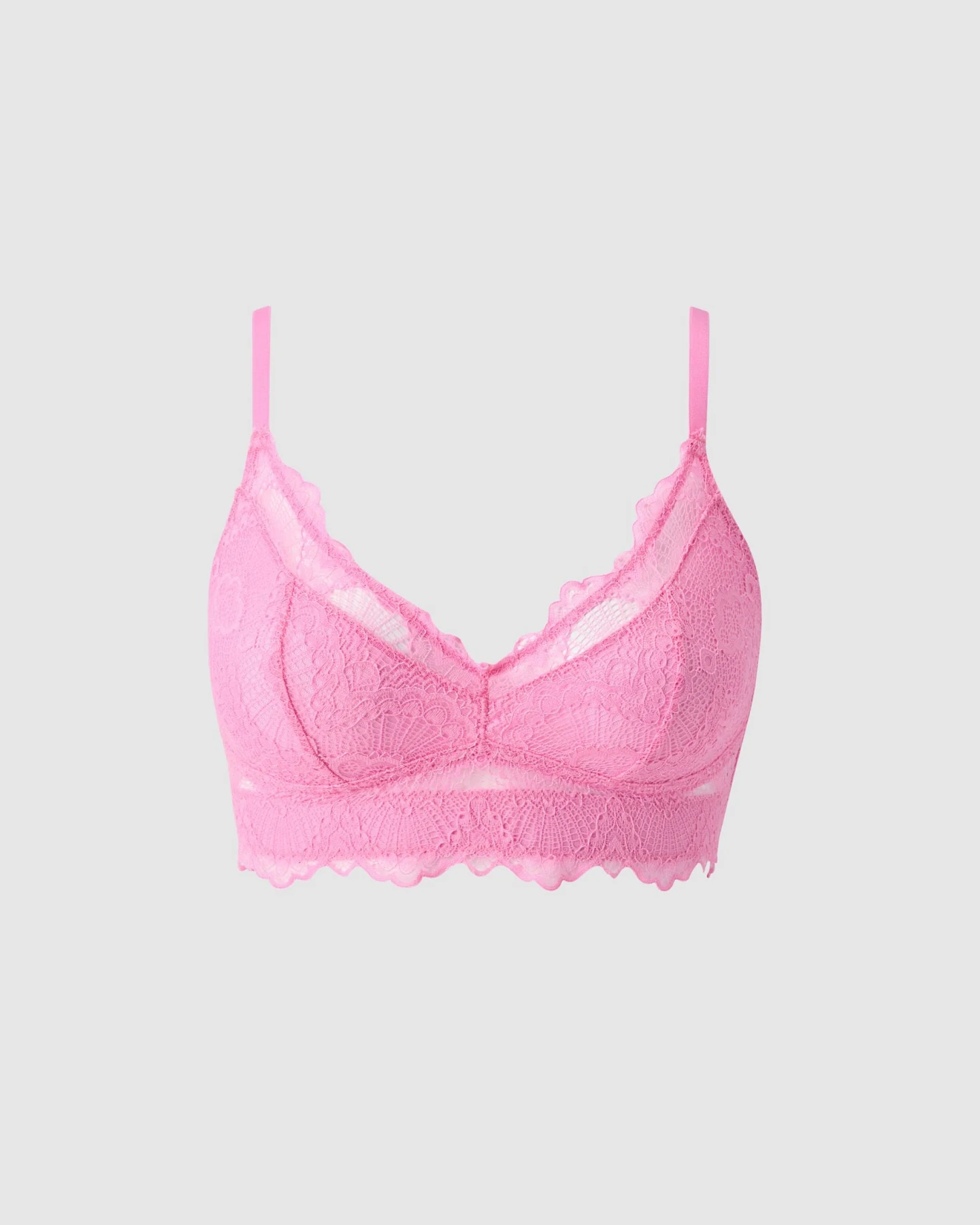Understatement Damen vegan Bralette Candy Pink – Ansicht 2