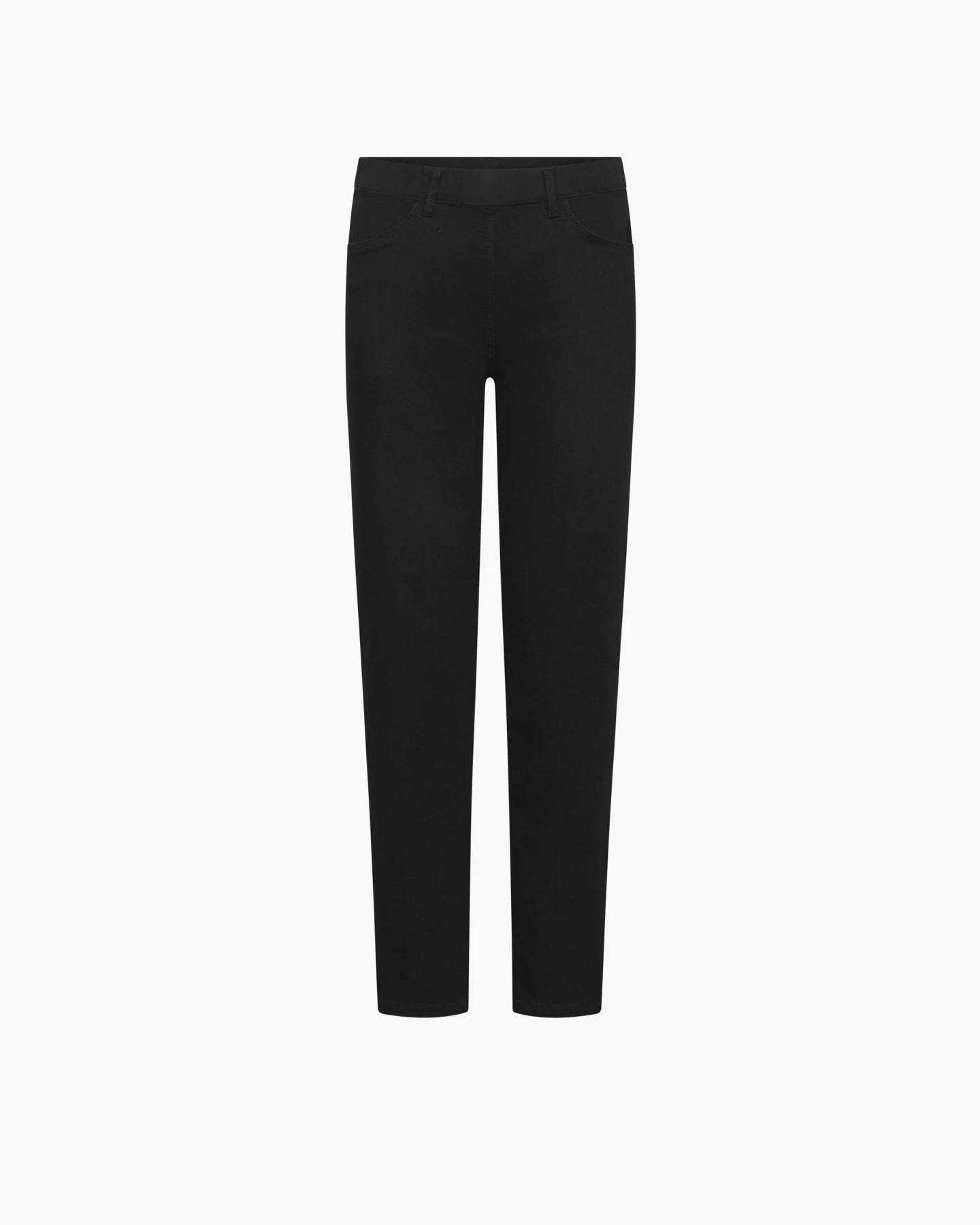 LAURIE Damen vegan Jeans Kelly Regular Short Length Schwarz – Ansicht 2