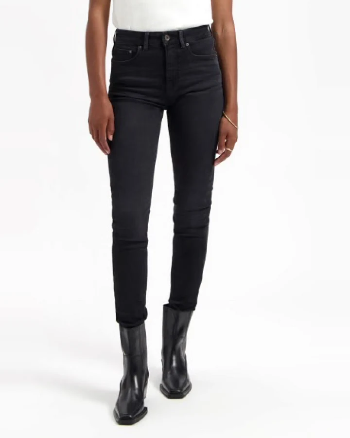 Kuyichi Damen vegan Jeans Skinny Carey Schwarz