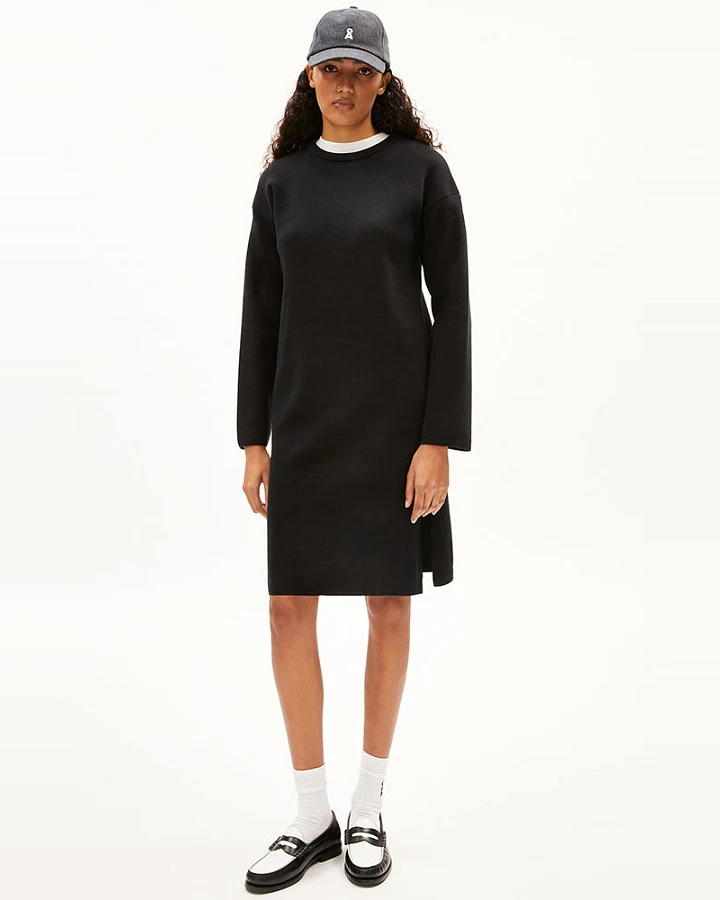 ARMEDANGELS Damen vegan Kleid Rosanniaas Schwarz