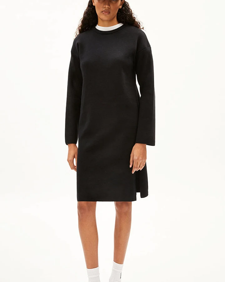 ARMEDANGELS Damen vegan Kleid Rosanniaas Schwarz
