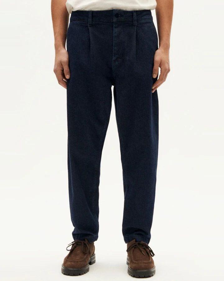 Thinking MU Herren vegan Jeans Wotan Dunkelblau
