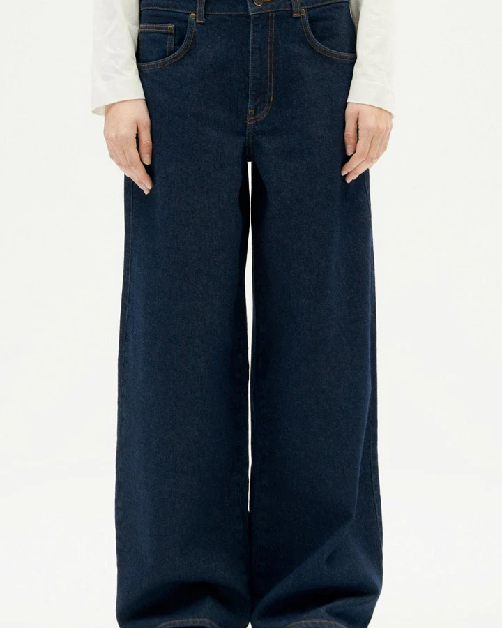 Thinking MU Damen vegan Jeans Hedda Dunkelblau