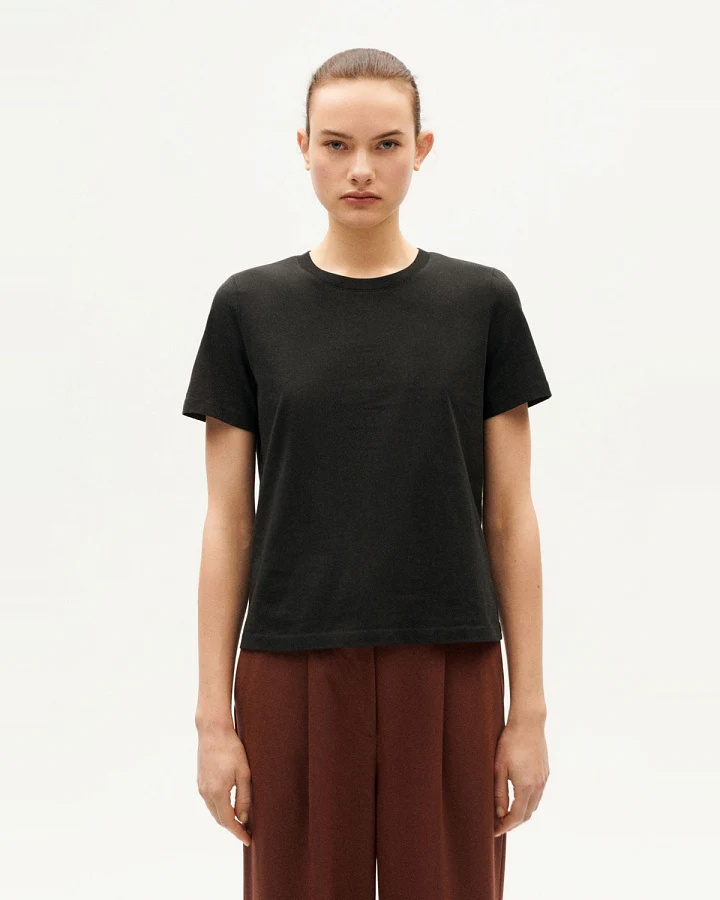 Thinking MU Damen vegan T-Shirt Ida Schwarz