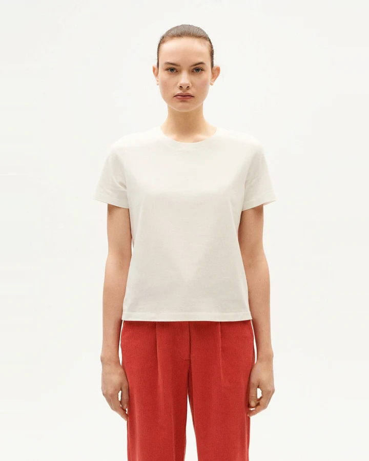 Thinking MU Damen vegan T-Shirt Ida Weiß