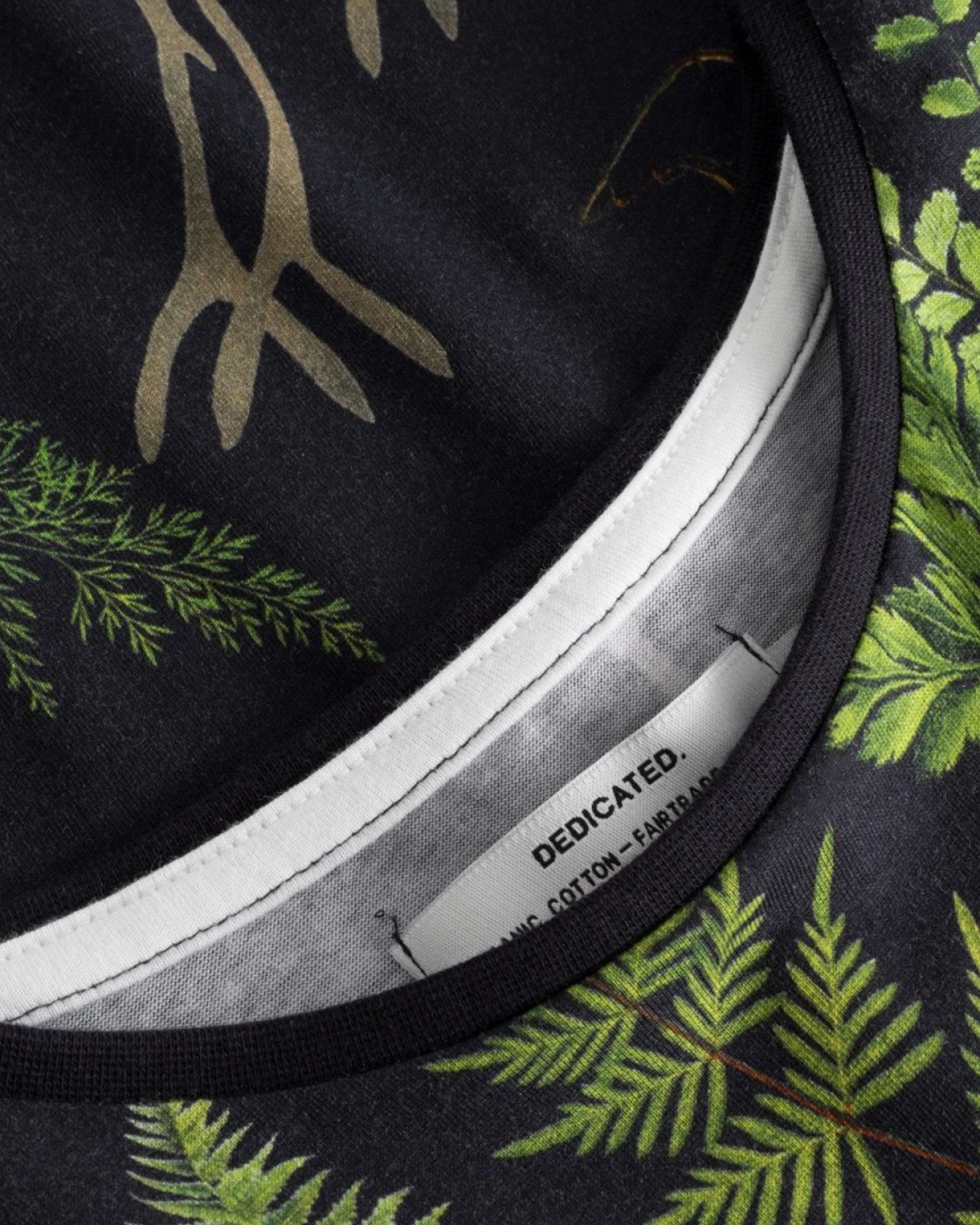 T-Shirt Visby Secret Garden Schwarz – Ansicht 4