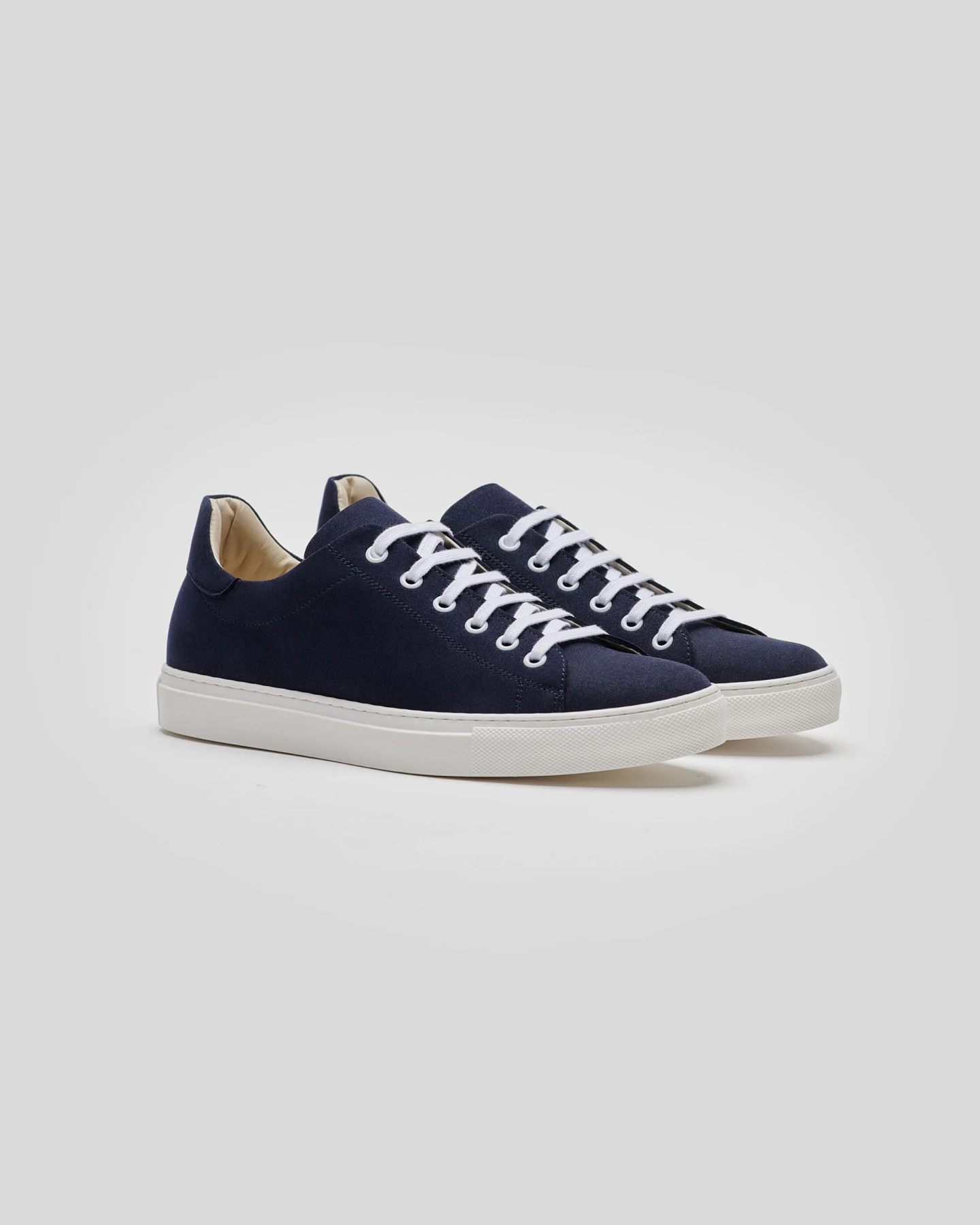 Solari Milano Herren vegan Sneaker G1 Vegan Suede Blue – Ansicht 2