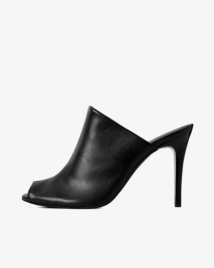 BOHEMA Damen vegan Sandalen Mit Absätzen Urban Chic Nopal Schwarz