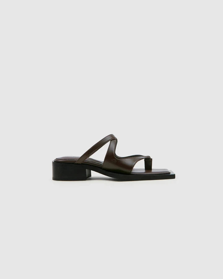 Prev Damen vegan Sandalen Karel Pantolette Brownie