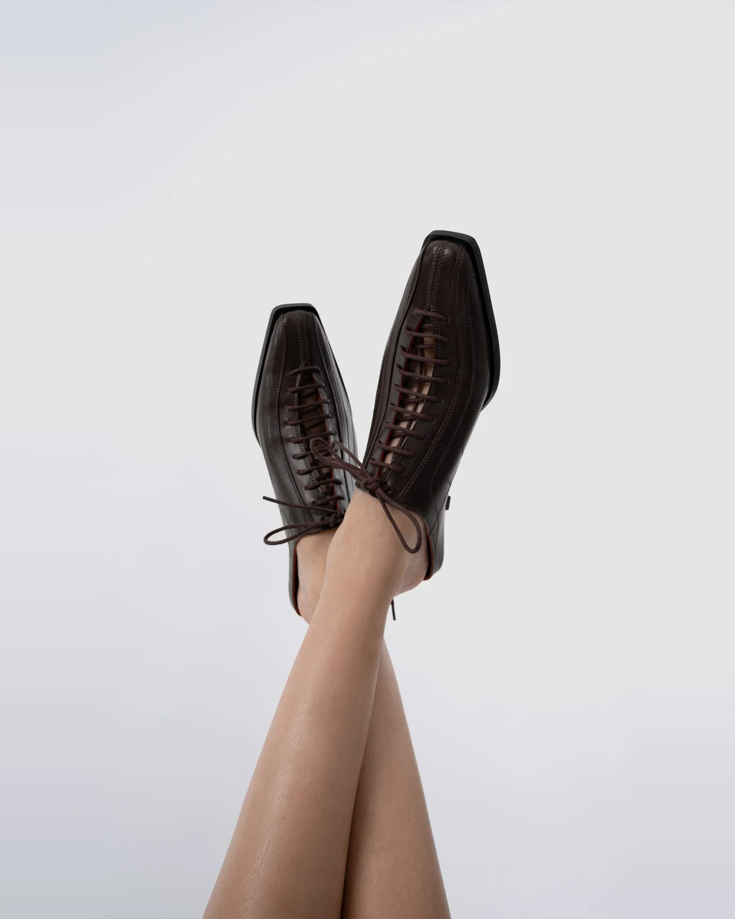 Prev Damen vegan Sandalen Rachel Mule Cherry Brownie – Ansicht 2