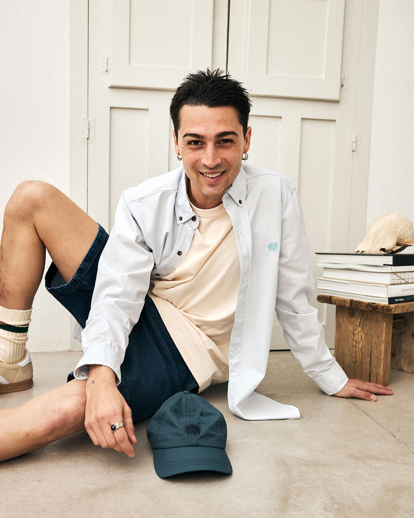 Trendsplant Herren vegan Hemd Postiguet Air Blau – Ansicht 2