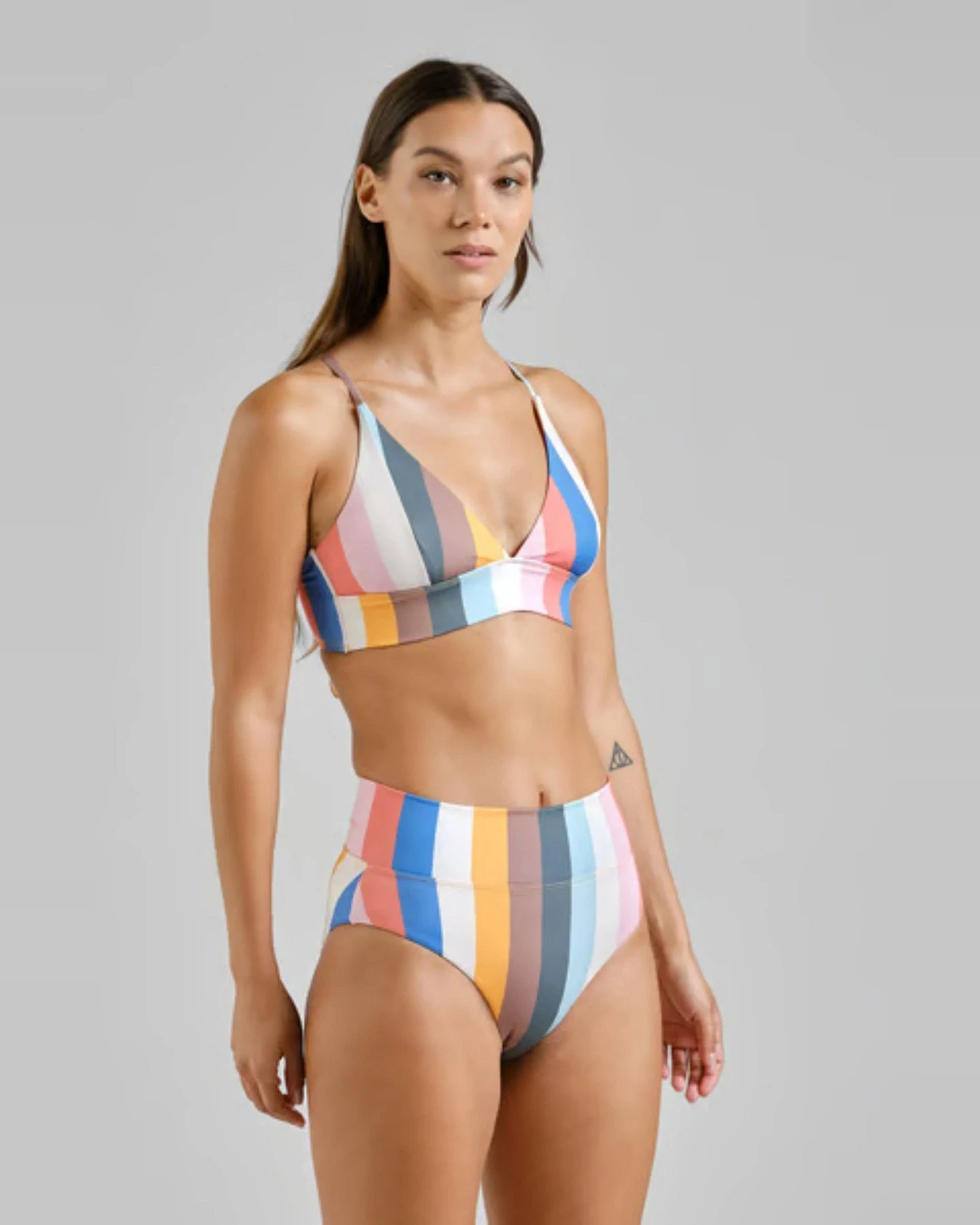 Bikini Bottom Slite Stripes Pink – Ansicht 2
